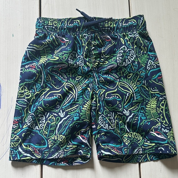 Old Navy Boys Dino Swim Trunks - Picture 1 of 2